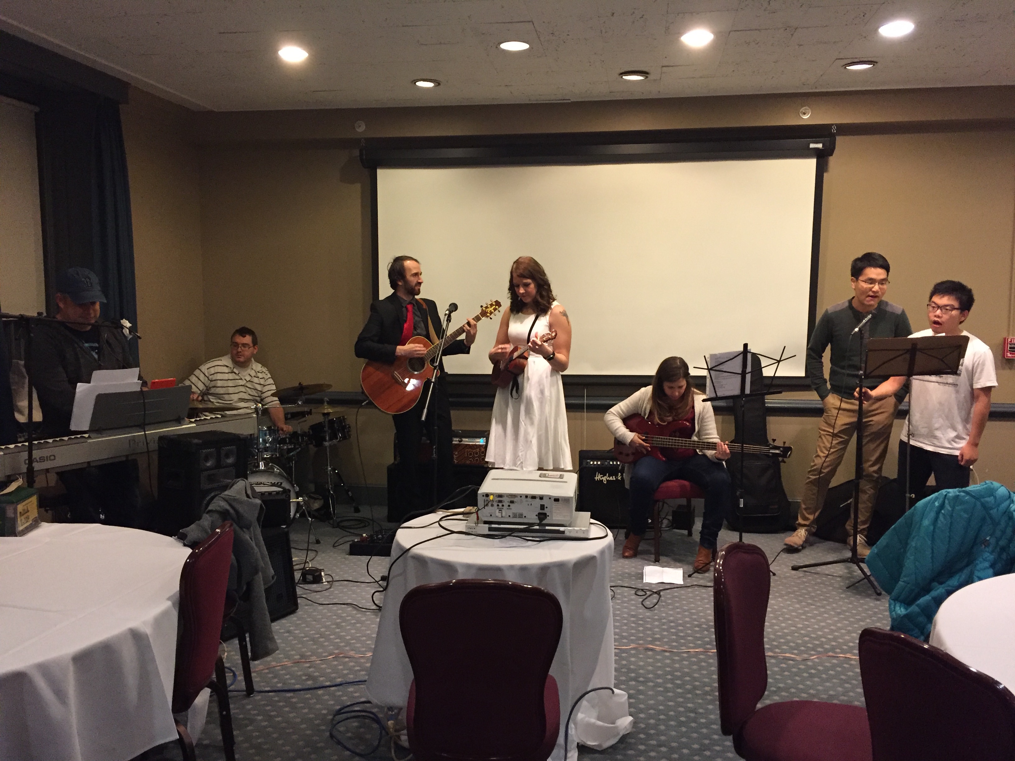 The Fox-Kemper Research Group jamming together